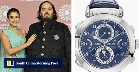 patek philippe watch anant ambani|ambani son watch collection.